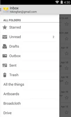 Android Mail android App screenshot 0